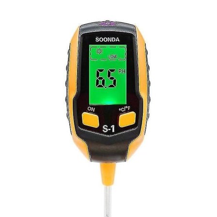 Jord pH-måler 4 i 1 Jordtester Fugtighed Digital Test