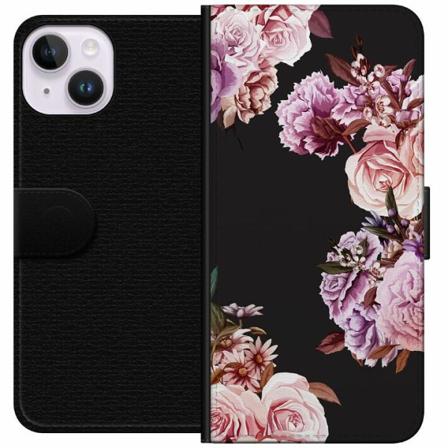 Apple Iphone 14 Plånboksfodral Blommor