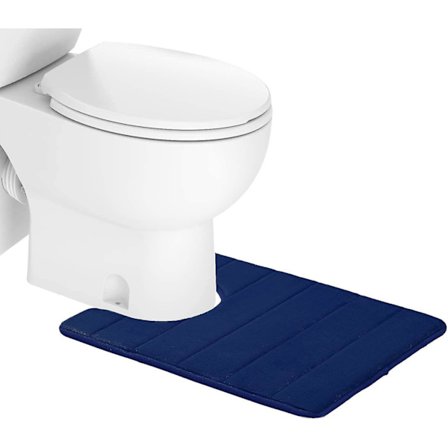 Badeværelsesmåtte, Memory Foam Kontur Toilet Bademåtte