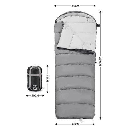 Voksen sovepose udendørs camping fire sæsoner universel vinter kuldebestandig bomuldsfor varm komfortabel