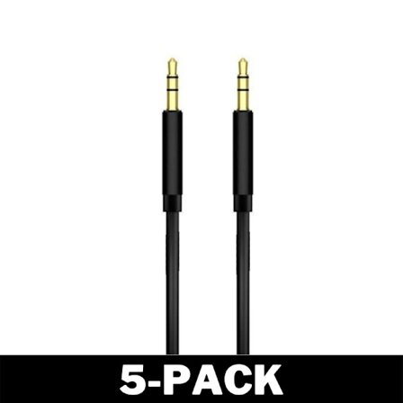 AUX Kabel 3.5 mm 2 meter - Företagspaket Storpack