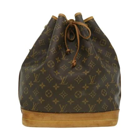Louis Vuitton Vintage, Pre-owned Noe Monogram Bag Bruin, Dames, Maat:ONE Size,leer