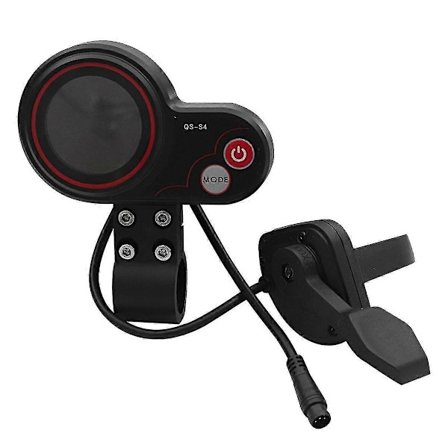 Högkvalitativ Qs-s4 36v-60v Tumgas LCD Display Mätare Kit För Zero 8 9 10 8x 10x Elektrisk Scooter 6pin Dis