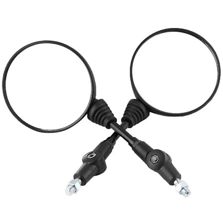 2 kpl Moottoripyörän Muokattu Kääntyvä Taustapeili Pyöreät Sivupeilit Kawasaki KLX250 KL250:lle