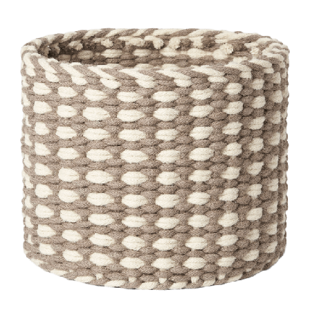 Åhléns Home Flätad korg i jute ADELE 32 cm Förvaring Vit ONESIZE