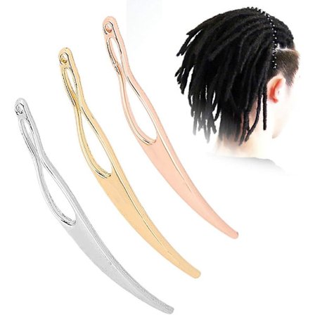3 stk. Dreadlocks Værktøj, Dreadlocks Lave Værktøj Hæklenåle Hår Extensions Værktøj, Stramningstilbehør til Hårfletningsværktøj