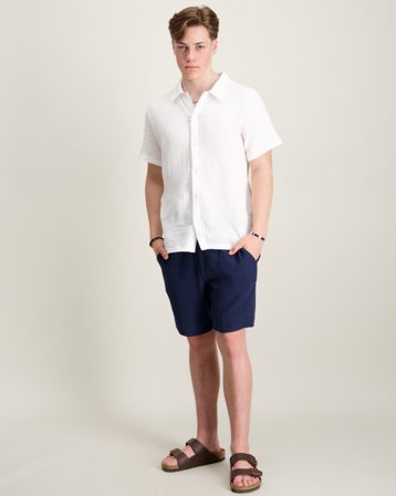 RYVLS Leo Structure Shorts Blå Shorts Gutt - Kids Brand Store