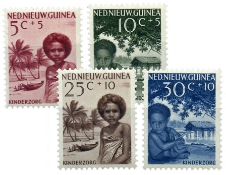 Hollandsk Ny Guinea 1957 - NVPH 45-48 - Postfrisk