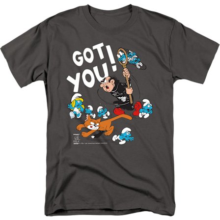 Gargamel og Azrael Fangede Dig Smølfer T-shirt