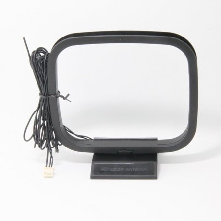 FM og AM loop-antenne med 3-benet mini-stik til Sony Sharp stereo AV-receiver systemer
