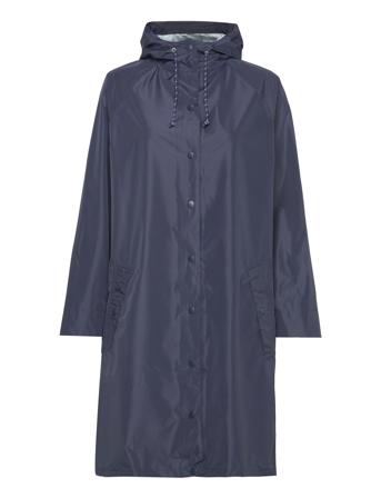 Solid Magpie Raincoat Outerwear Rainwear Rain Coats Marineblå Becksöndergaard*Betinget Tilbud