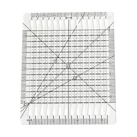 Dyneskjærelinjal, 5 i 1 dyneskjærelinjal, sjarmerende formskjærende quiltelinjal og -mal