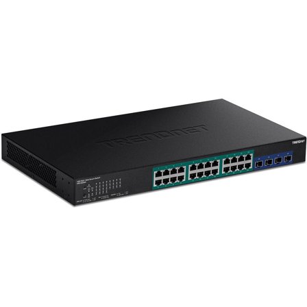 TRENDnet TPE 30284 - switch - 28 porter - smart - rackmonterbar - TAA-samsvar