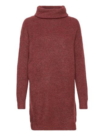 Vicilia Rollneck L/S Knit Tunic/Su- Brown Vila