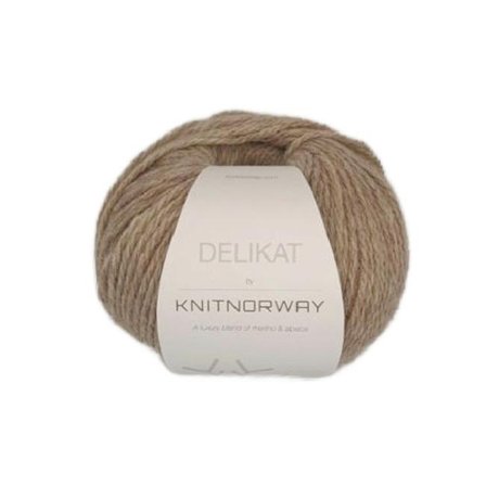 Knit Norway Garn Delikat Beige-Melange 517, 50g