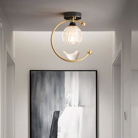 Nordisk Modern Enkel Vind Vardagsrum Balkonglampa