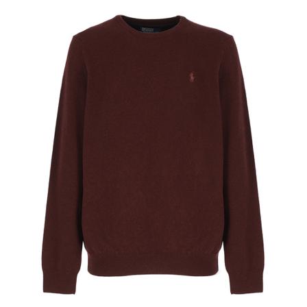 Ralph Lauren Round-neck Strik Sort, Herre Strik, Størrelse: XL