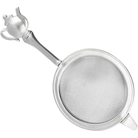 Tesil Mesh Sil Tesked Matcha Sil Metall Durkslag Löst Te Blad Rostfritt Stål Te Infuser Mini -Yx