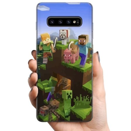 Kompatibelt Mobilskal till Samsung Samsung Galaxy S10 MineCraft