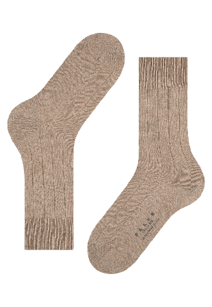 Falke Lhasa Rib Socks Strumpor Herr Beige 43-46