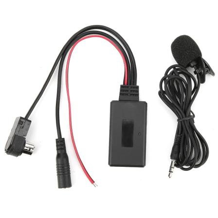 Rion Bluetooth 5.0 Aux-kabeladapter med mikrofon Handsfree Passar för Alpine Cda-9857 Cda-9886 Cda-117