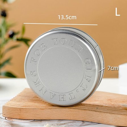 Kakeboks Dekorative Runde Metallbokser Julegodteri Pa