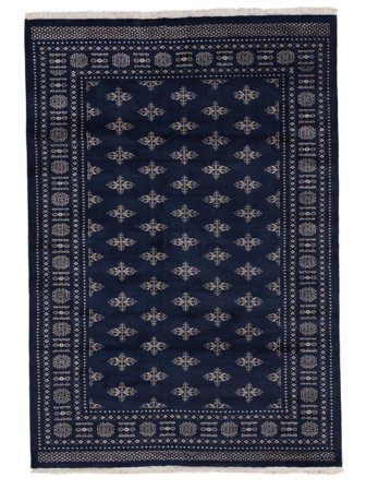 Håndknyttet Pakistan Bokhara 2Ply Teppe 170X246 Svart/Mørk Grå