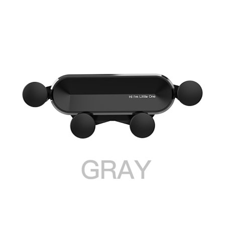 Rymdgrå - Rea Mobiltelefonhållare Vindhållare Mobiltelefonhållare Bil Gravity Bilfäste Kreativt Bilfäste