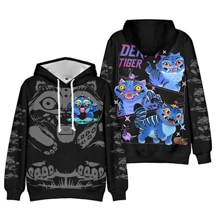 KPop Demon Hunters Huppari 3D-printti Pullover Huppari Miehille Naisille