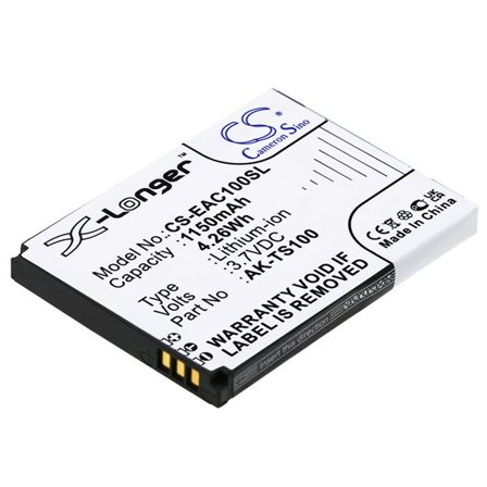 Batteri til smarttelefon, mobil for Emporia TELME TS100, TELME TS100S