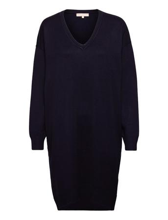 ?Srlea V-Neck Dress Blue Soft Rebels