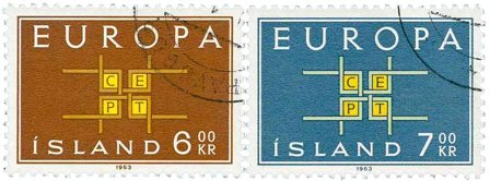 Island - AFA 374-375 - Stemplet