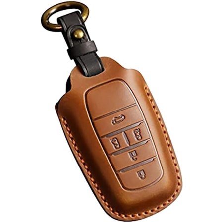 Auton avaimen kotelo Alphard PU nahka 5 nappia Kaukosäätimen kotelo Suoja ilman takin pidikettä