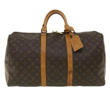 Louis Vuitton Vintage, Pre-owned Canvas travel-bags Bruin, Dames, Maat:ONE Size
