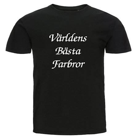 T-shirt - Världens bästa farbror