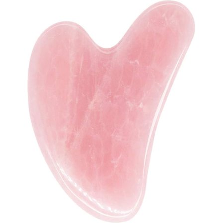 Gua Sha-massageredskab i rosenkvarts, jade GuaSha-ansigtsredskab, Gua-Sha-sten til nakke og kropsspa