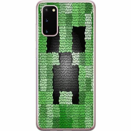 Samsung Galaxy S20 Skal / Mobilskal - Creeper / Minecraft