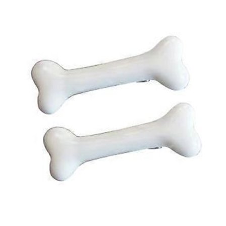 Halloween Hundeknogle Hårklemme Plast Knogle Hårnål Hårspænder Y2K Hårtilbehør Gotisk Hårnåle til Teenagepiger