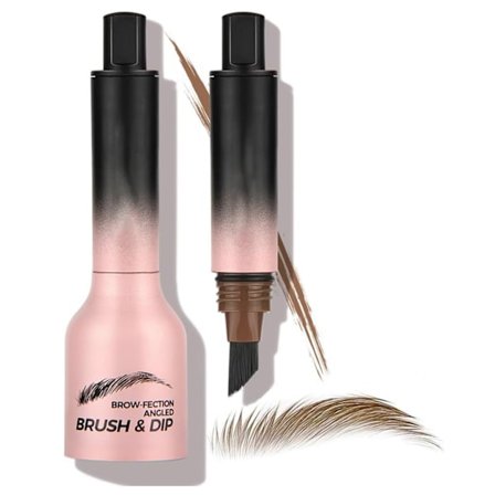Vandtæt øjenbrynspen til at skabe definerede, hårlignende bryn; vinklet børste; egnet til kvinder.