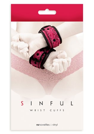 SINFUL WRIST CUFFS PINK BOJOR