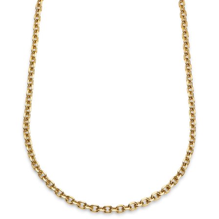 Essentials | 6 mm Gold-Tone Cable Chain Necklace for Men - Chain necklaces