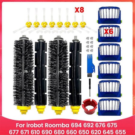 Varaosat Irobot Roomba 694 692 676 675 677 671 610 690 680 660 650 620 645 655 Robotti-imurille
