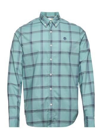 Ls Strtch Poplin Check Skjorta Casual Multi/mönstrad Timberland
