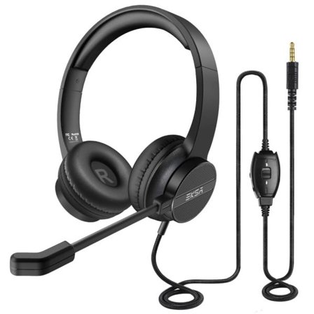 Kablet hodetelefoner med mikrofon for PC/PS4/Xbox Gaming Headset