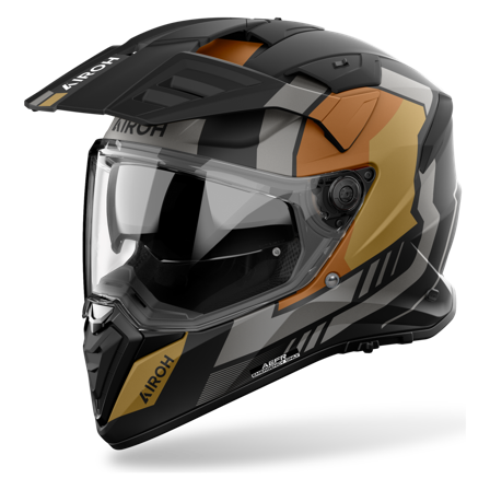 Adventurehelm Airoh Bandit Gold Matt XXL
