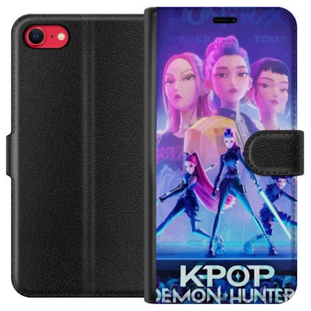 Kompatibel Tegnebogsetui til Apple Apple iPhone 7 Trendy KPop Demon Hunters dukke figur