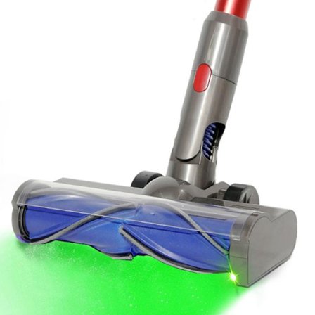 Golvmunstycke med grön LED till Dyson V7 / V8 / V10 / V11 / V15