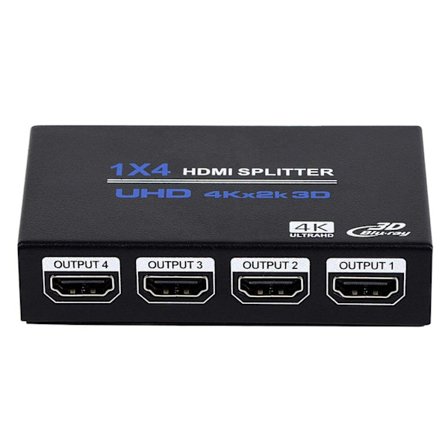 NÖRDIC Splitter 1 til 4 HDMI 4K30Hz 3D