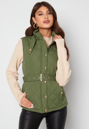 Chiara Forthi Sarraceno Short Vest Olive green Klær
