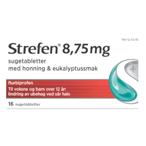 Strefen 8,75 mg sugetabletter honning og eukalyptus 16 stk